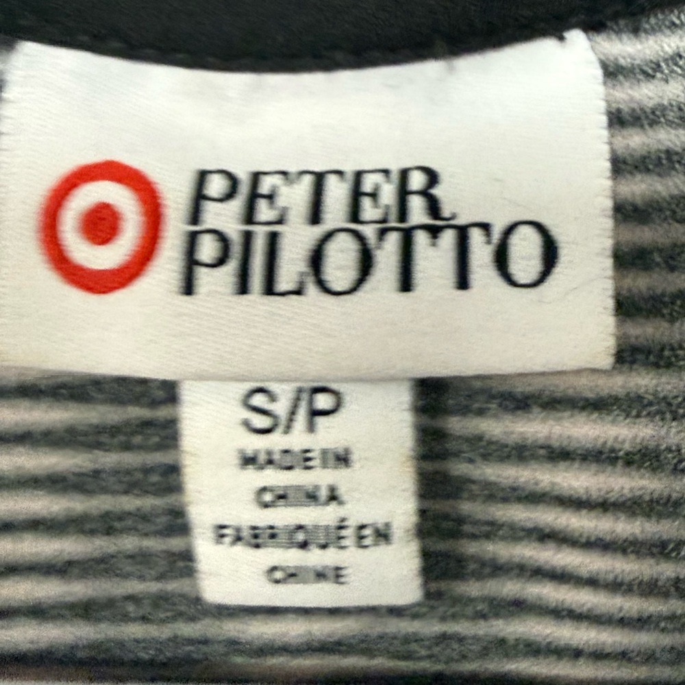 Peter Pilotto Target exclusive women small tank top shirt black gray racerback - Picture 3 of 3